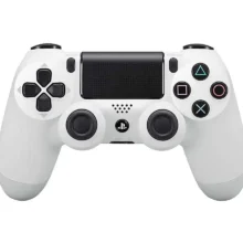 دسته بازی سفید DualShock PS4  استوک